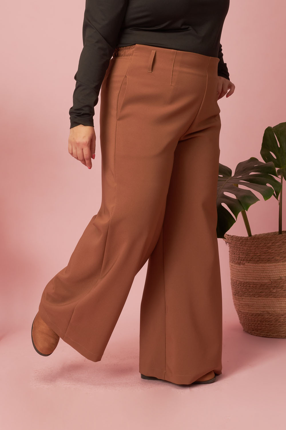 Pantalón Campana Toffee