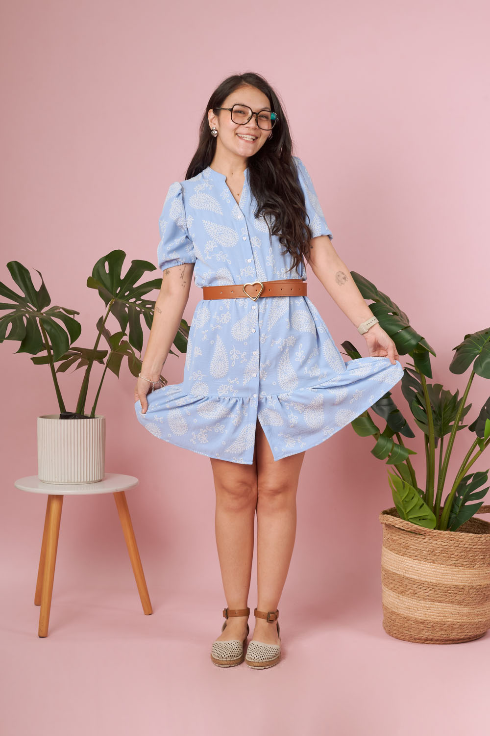 Vestido Adri Celeste