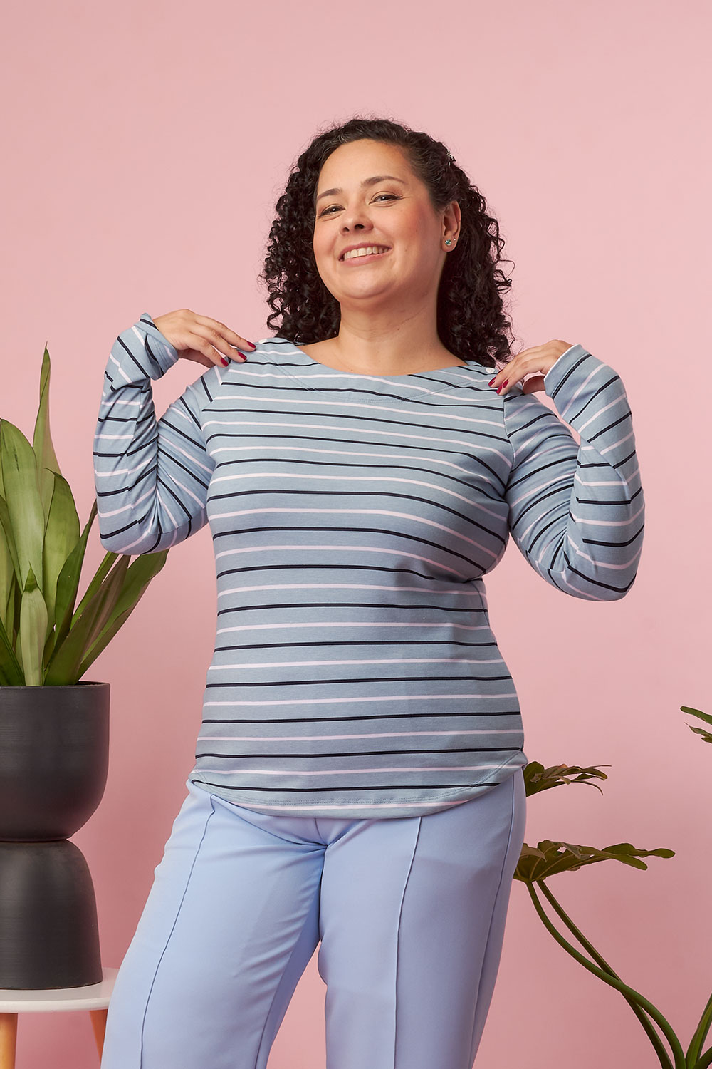 Polo Latiente Celeste