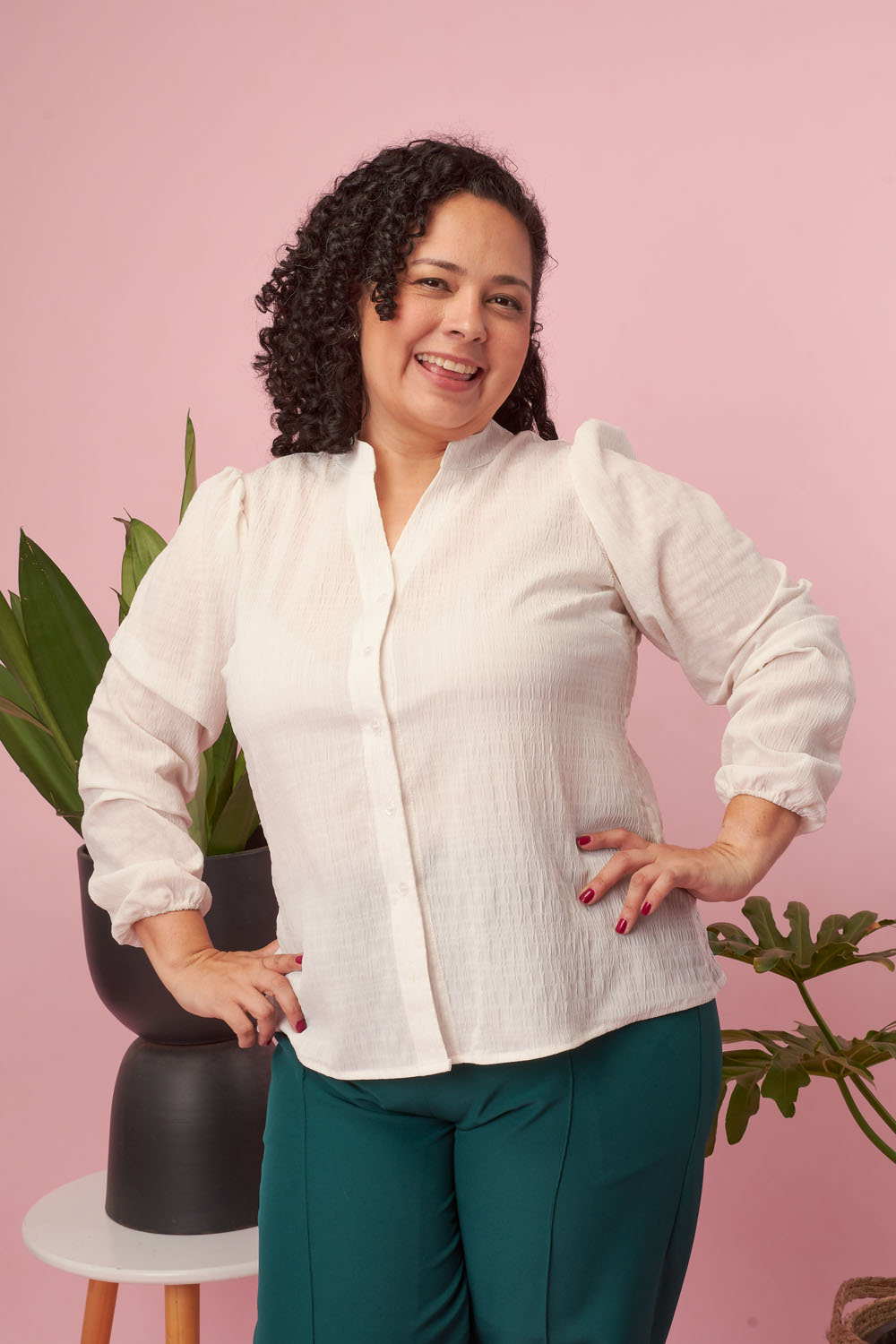 Blusa Minerva Hueso