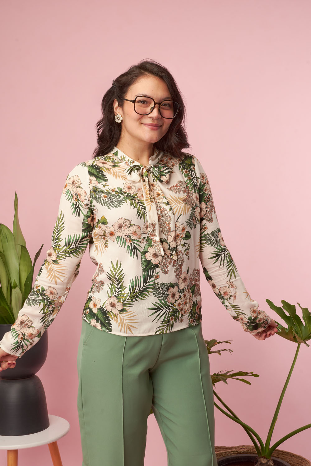 Blusa Lisa Crema