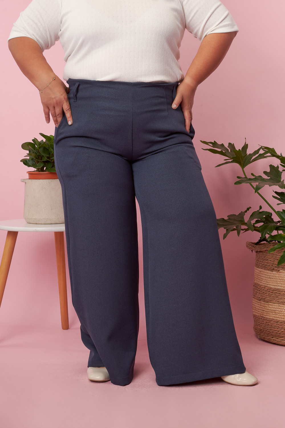 Pantalón Campana Azul