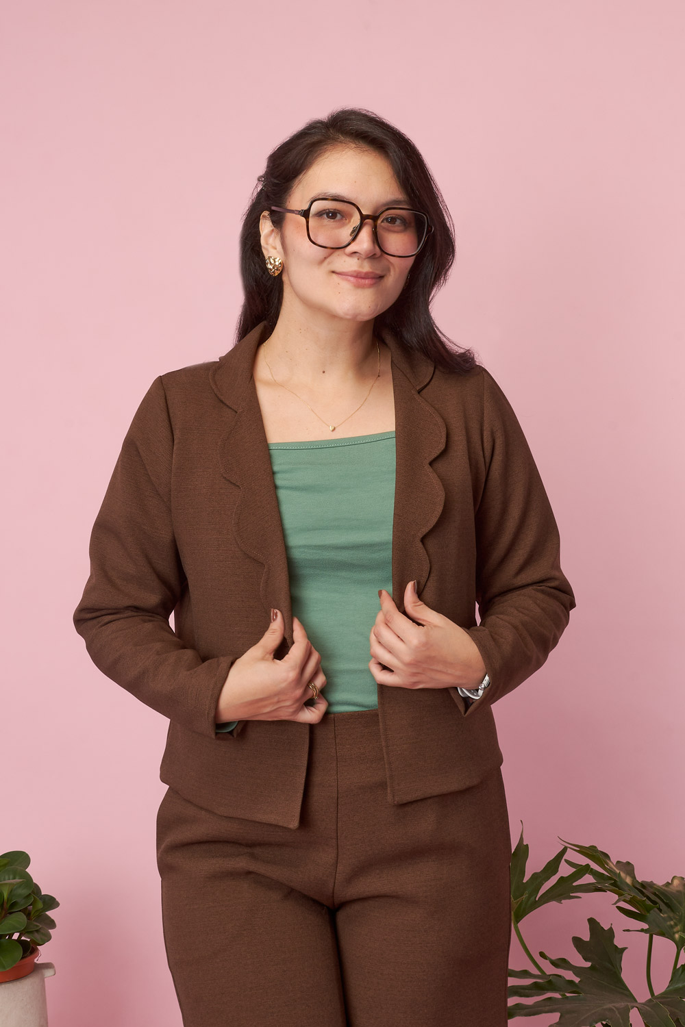Blazer Cielo Marrón