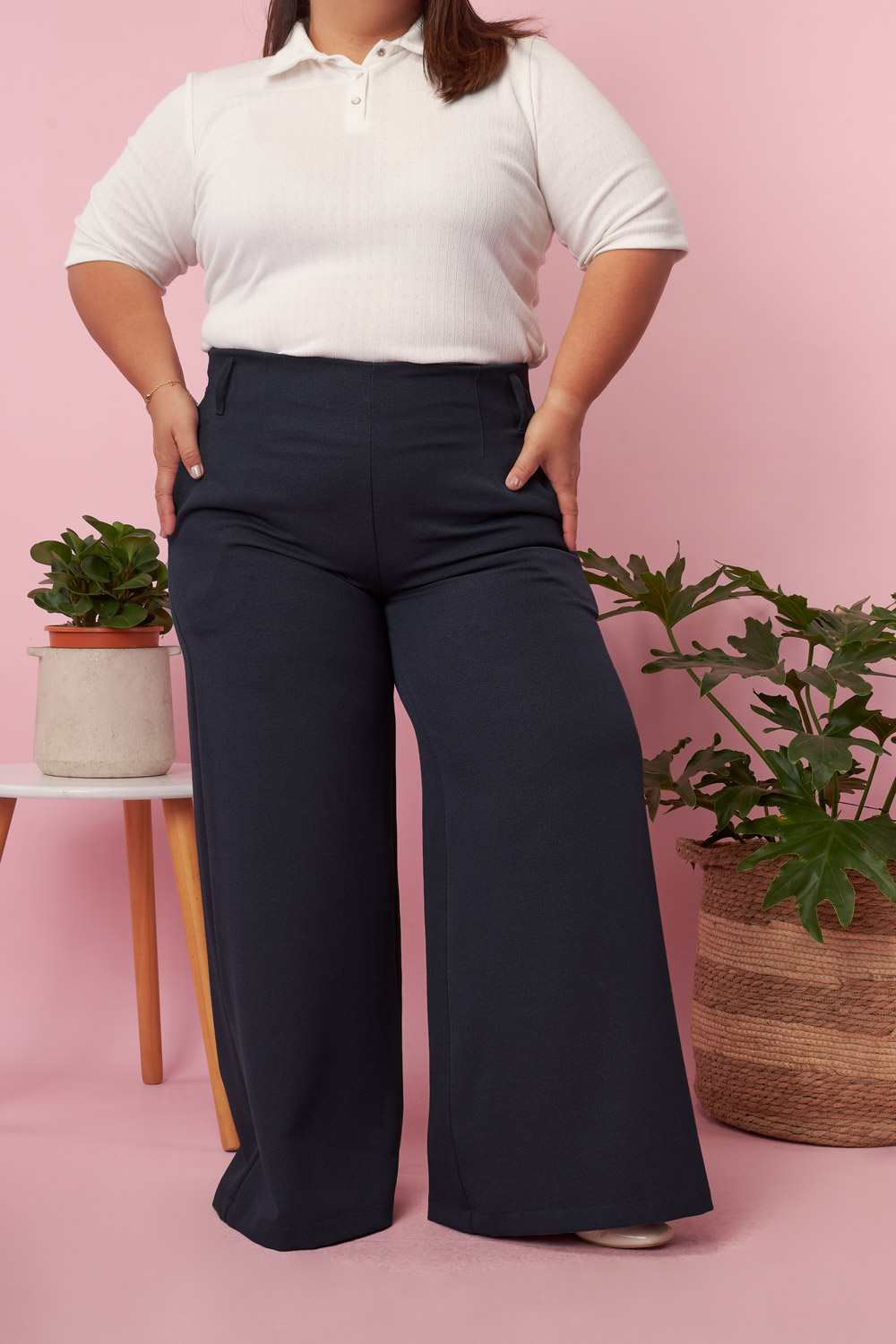 Pantalón Campana Azul Noche