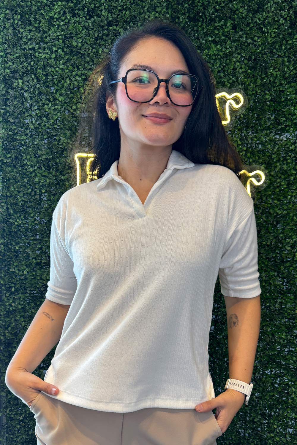 Polo Camisero Blanco