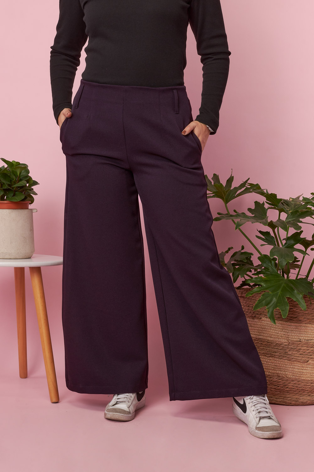 Pantalón Campana Morado