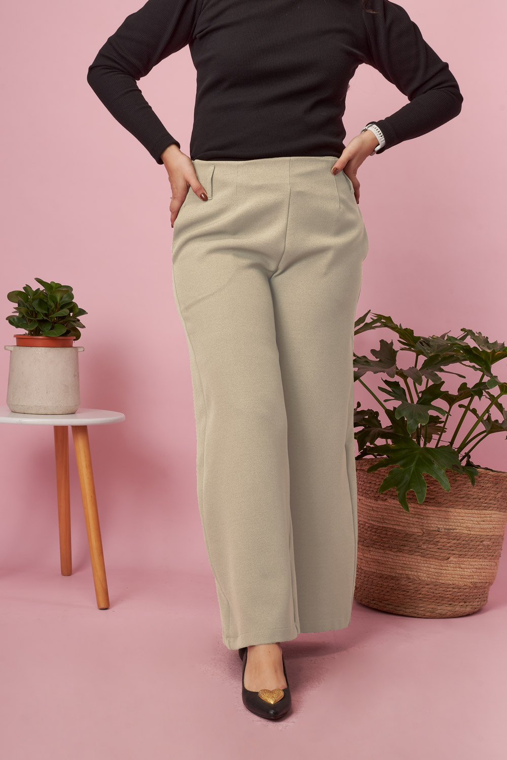 Pantalón Campana Trigo